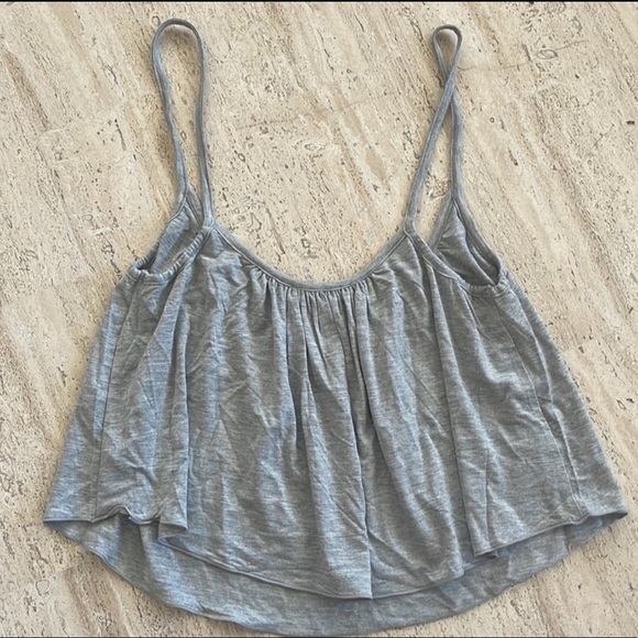 FREE PEOPLE Free to Be Heather Grey Cami Tank Size Medium. New with tags. - Picture 5 of 8